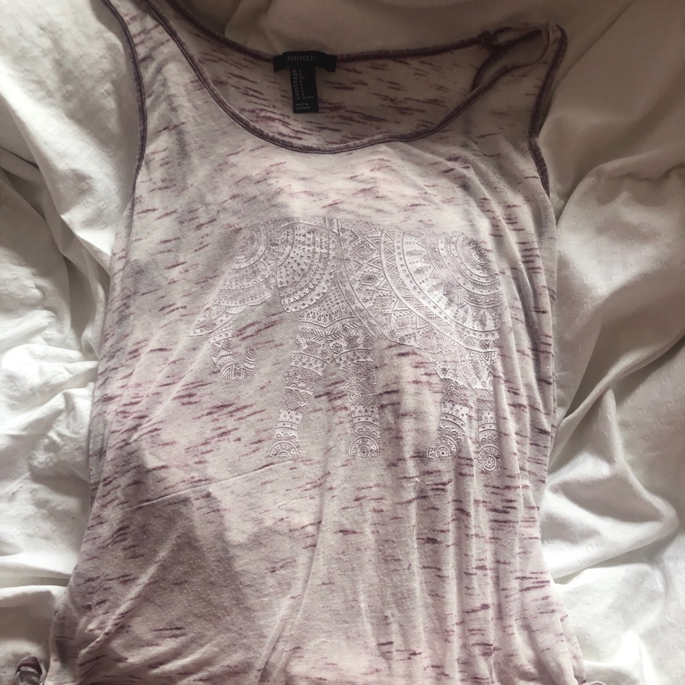 Forever 21 elephant tank top